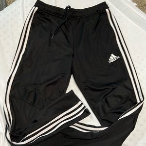 Adidas black track pants
